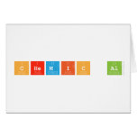 Chemic al  Greeting/note cards
