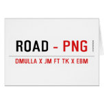 ROAD  Greeting/note cards