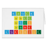 Malcolm
 Astell
 Genius
 Teacher
 Anarchist   Greeting/note cards