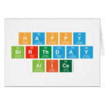 happy
 birthday
 alice  Greeting/note cards