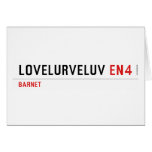 Lovelurveluv  Greeting/note cards