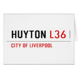 Huyton  Greeting/note cards