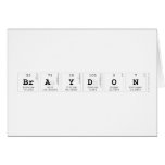 Braydon  Greeting/note cards