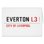 EVERTON  Greeting/note cards