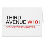 third avenue  Greeting/note cards