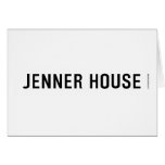 JENNER HOUSE  Greeting/note cards