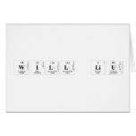 Will Liu  Greeting/note cards