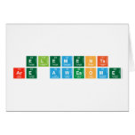 Elements
 are awesome  Greeting/note cards