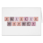 Periodic
 property  Greeting/note cards