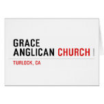 Grace ANglican  Greeting/note cards