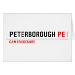 Peterborough  Greeting/note cards