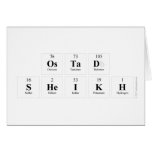 Ostad
 Sheikh  Greeting/note cards