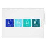 leslie  Greeting/note cards