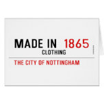 Made In   Greeting/note cards