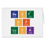 Best
 Of
 Luck  Greeting/note cards