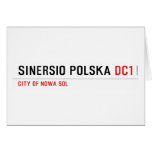 Sinersio Polska  Greeting/note cards