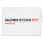 Dalginch Kitchen  Greeting/note cards
