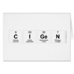 CiGen  Greeting/note cards