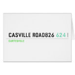 casville road826  Greeting/note cards