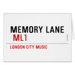 Memory Lane   Greeting/note cards