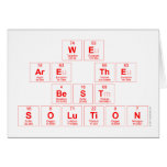 we 
 are the
 best 
 solution  Greeting/note cards