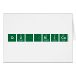 Química   Greeting/note cards