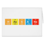 Hassane  Greeting/note cards