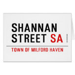 Shannan Street  Greeting/note cards