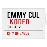 EMMY CUL   Greeting/note cards