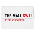 THE MALL  Greeting/note cards