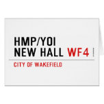 HMP/YOI  NEW HALL  Greeting/note cards
