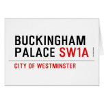 BUCKINGHAM PALACE  Greeting/note cards