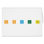 C H Co La Te  Greeting/note cards
