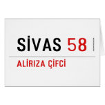 SİVAS  Greeting/note cards