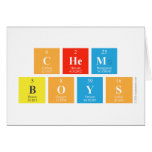 Chem
 Boys  Greeting/note cards