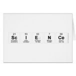 science  Greeting/note cards