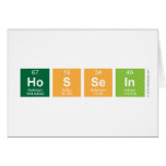 Hossein  Greeting/note cards