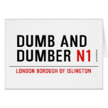 DUMB AND DUMBER  Greeting/note cards