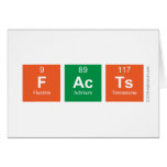Facts  Greeting/note cards