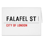Falafel ST  Greeting/note cards