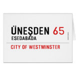 Üneşden  Greeting/note cards