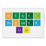 Ouacel
 Mohamed
 Lias  Greeting/note cards