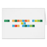 The periodic Table
 by
 Mrs Devine  Greeting/note cards