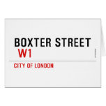 Boxter Street    Greeting/note cards