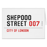 Shepooo Street  Greeting/note cards