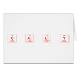 C a l y  Greeting/note cards