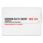 Gordon Bath Court   Greeting/note cards