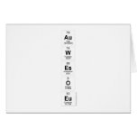 Au
 W
 Es
 O
 Eu  Greeting/note cards