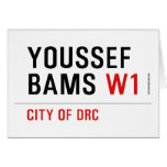 Youssef Bams  Greeting/note cards