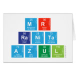 Mr
 RANITA 
 Azul  Greeting/note cards